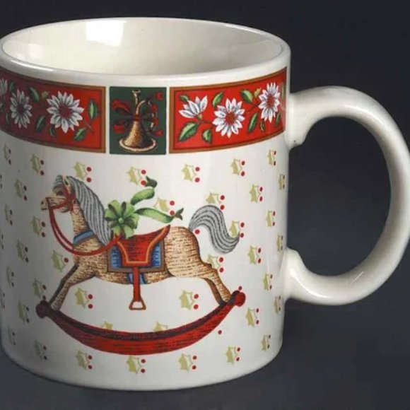 CHARLTON HALL BY KOBE MUG CUP ROCKING HORSE JAPAN - Picture 7 of 7